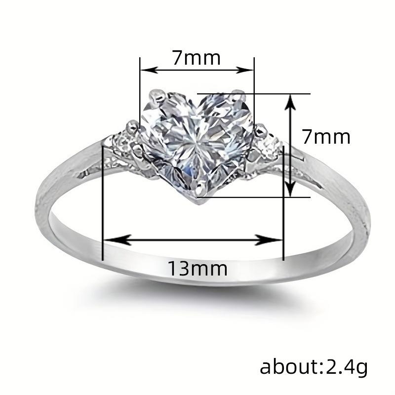 Love Ring Lady, Fashion Jewelry Ring Ring, Simple And Versatile Personality Internet Celebrity Ring