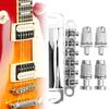 6 String Fixed Bridge Set Zinc Alloy String Base for   Electric Guitar Accessories
