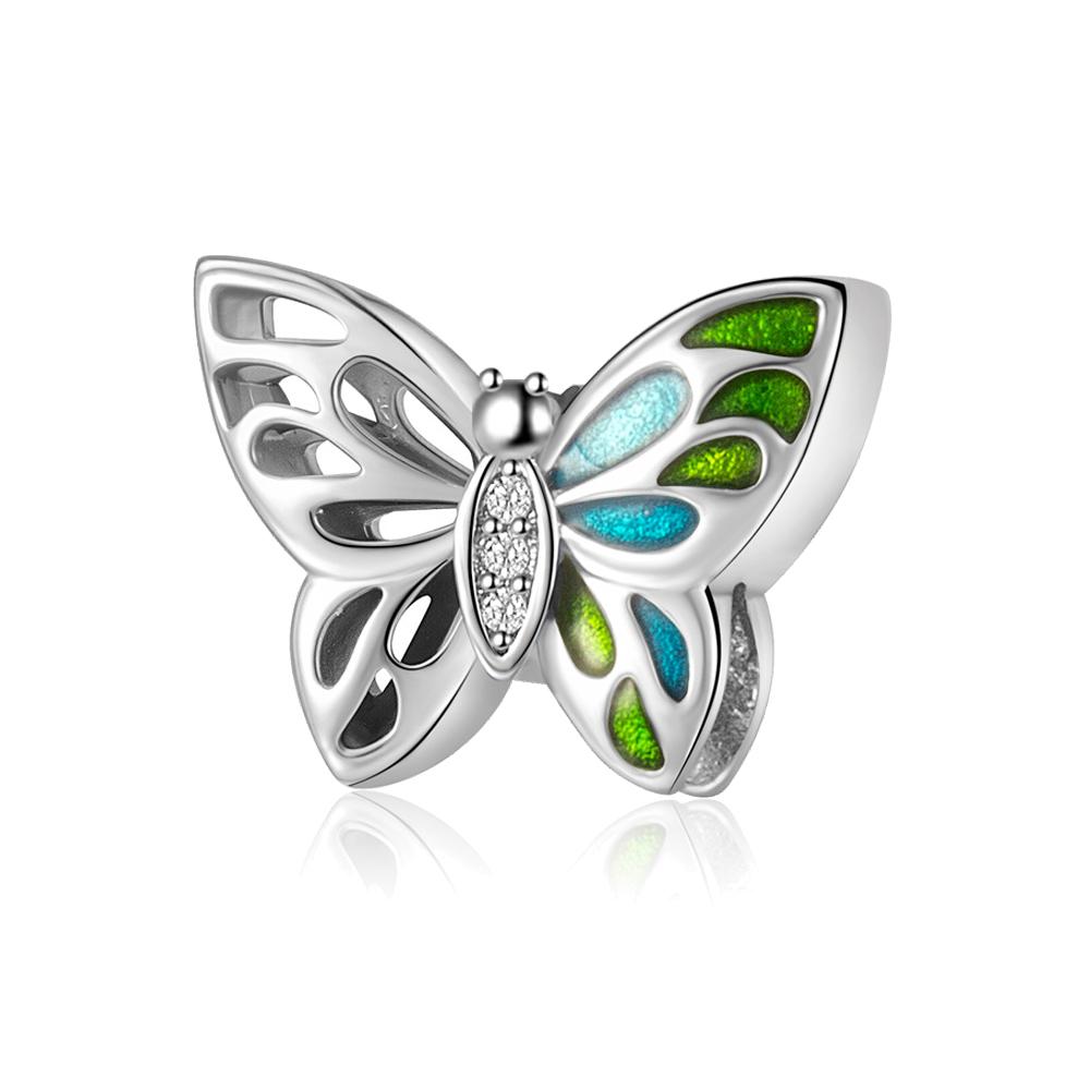 Brilliant Copper Butterfly Elephant Owl Firefly Salamander Pendant Fit Diy Bracelet Necklace Zoo Souvenir Gifts