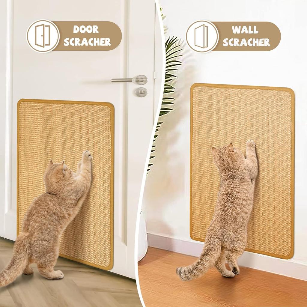 Cat Scratching Board Sisal Noflake Protection Corner Sofa Corner Scratch Resistant Pet Supplies for Exercise And Rest Scratching