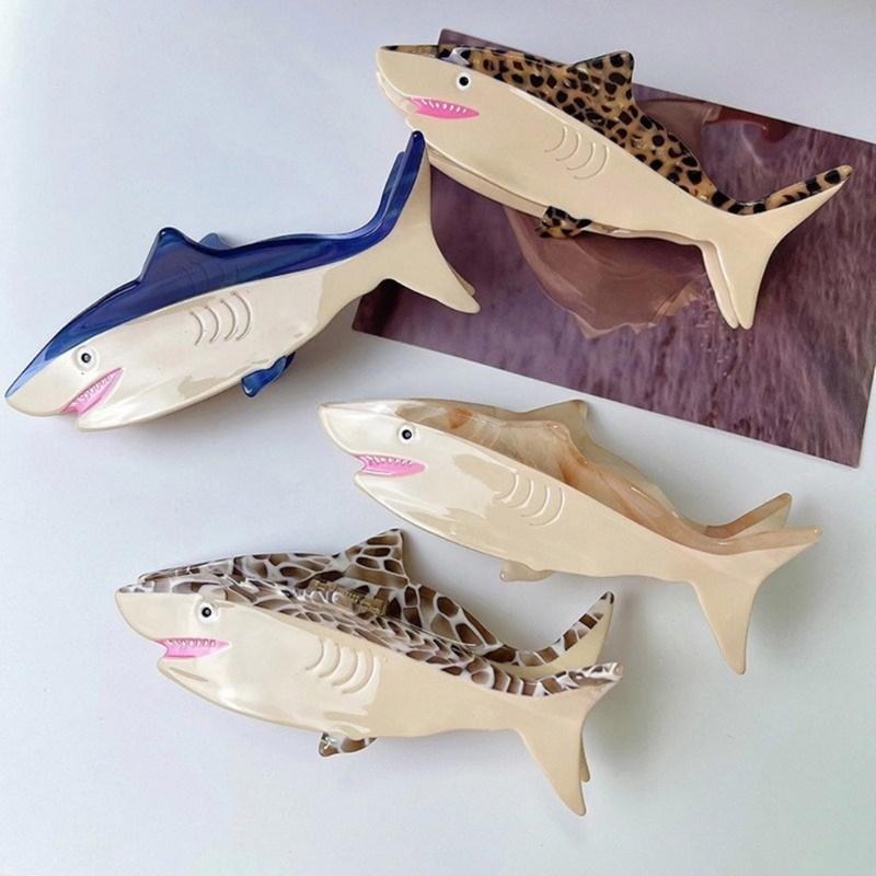 Delicate Ocean Animal Shape Hair Claw for Woman Girl Skincare Makeup Jaw Clip for Thin Hair Ponytail Hold Hair Clip