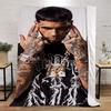 Anuel Aa Blanket Bed Blankets Characters Fluffy Plaid Beach Towel Interior for Home Luxury Bedding Throw Knee Soft Nap King Size