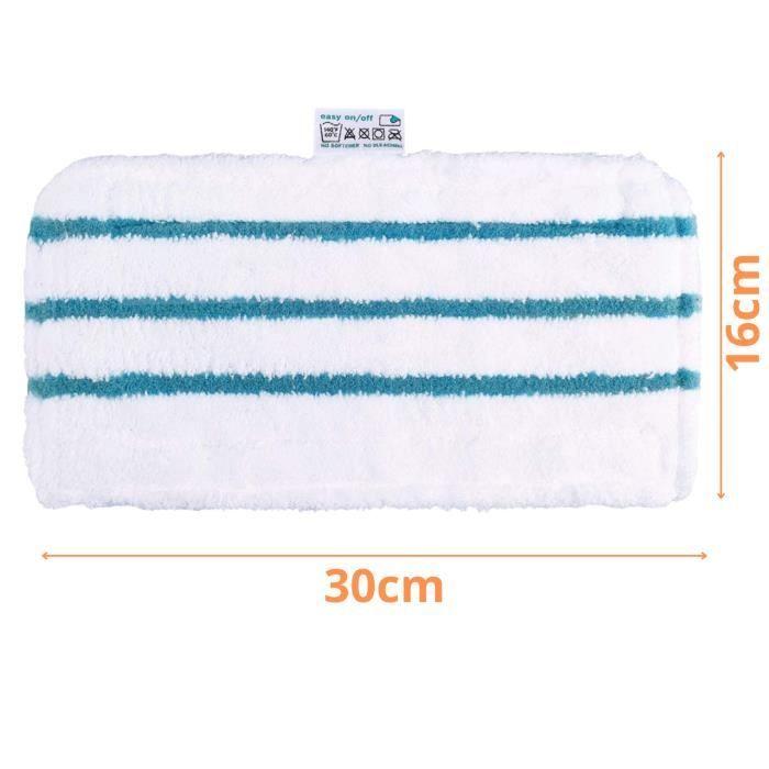 Rectangular Microfiber Cloth for Black and Decker Steam Mop FSM1630, FSM1616, FSM1605, FSMH13E5, FSMH1321 FSMP20 [Pack of 5]