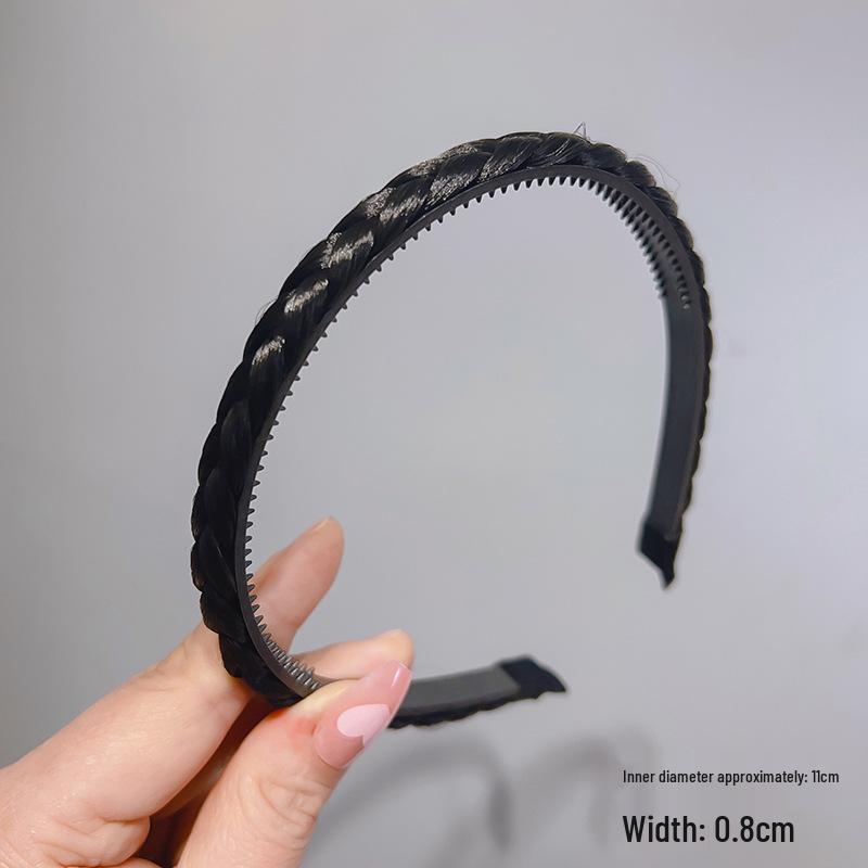 

Fishtail Braid Wig Headband - High Crown, Handmade Hair Accessory for Women