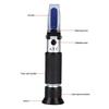 Handheld Wine Refractometer Alcohol Tester: 0-25% Sugar, 0-40% Saccharometer.