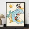 DIY Diamond Painting Mickey Minnie Is Surfing Cross Stitch Kit Mosaic Art Diamond Painting Full Circle Diamond Home Decoration