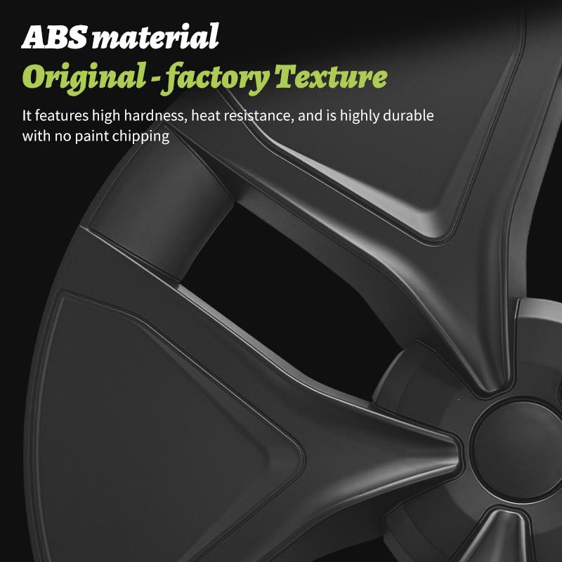 4pcs for Tesla Model Y 2025-2026 Juniper 19 inch Web Hub Caps Car Hub Caps Full Rim Covers Replacement Wheel Cover Accessories