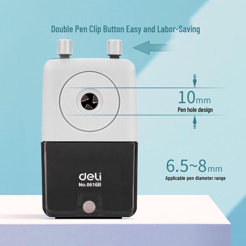 Deli Hand-Crank Pencil Sharpener
