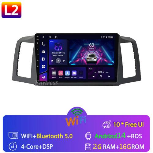 

4G 8Core Android 12 Авто Стерео Автомобильное Радио Для JEEP Grand Cherokee 2004-2007 Автомобильный Мультимедийный Плеер GPS Carplay 2din