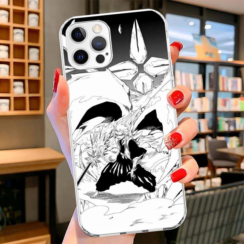 Bleach Hitsugaya Toushirou Cover Phone Case For iPhone 16 17 Air 15 14 Pro Max 16E Phone Case 13 Mini 12 11 7 SE 8 Print Pattern