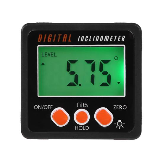 Precision Digital Protractor Gauge Level Angle Finder Inclinometer Magnet Base