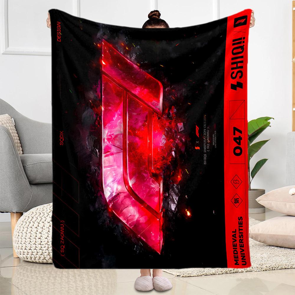 F1 Driver Number Chart Flannel Blanket-Soft and Suitable for Sofas,Beds,Offices,Travel,All Seasons,Great Gift for Holidays and Birthdays.