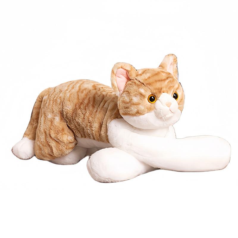 Touchably And Lifelike Soft Plush Cat Figure In Various Colors Ideal For Ages All