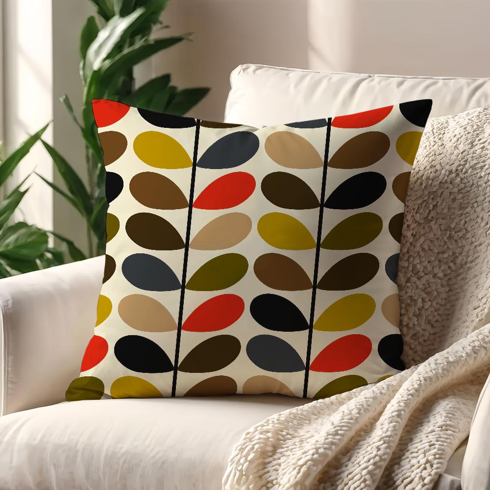 Ästhetische Kunst O-Orla Kiely Blumenstiel Kissenbezug Für Kissen Druck Sofa Dekoration Haus Auto Zimmer Büro Nordische Schlichtheit