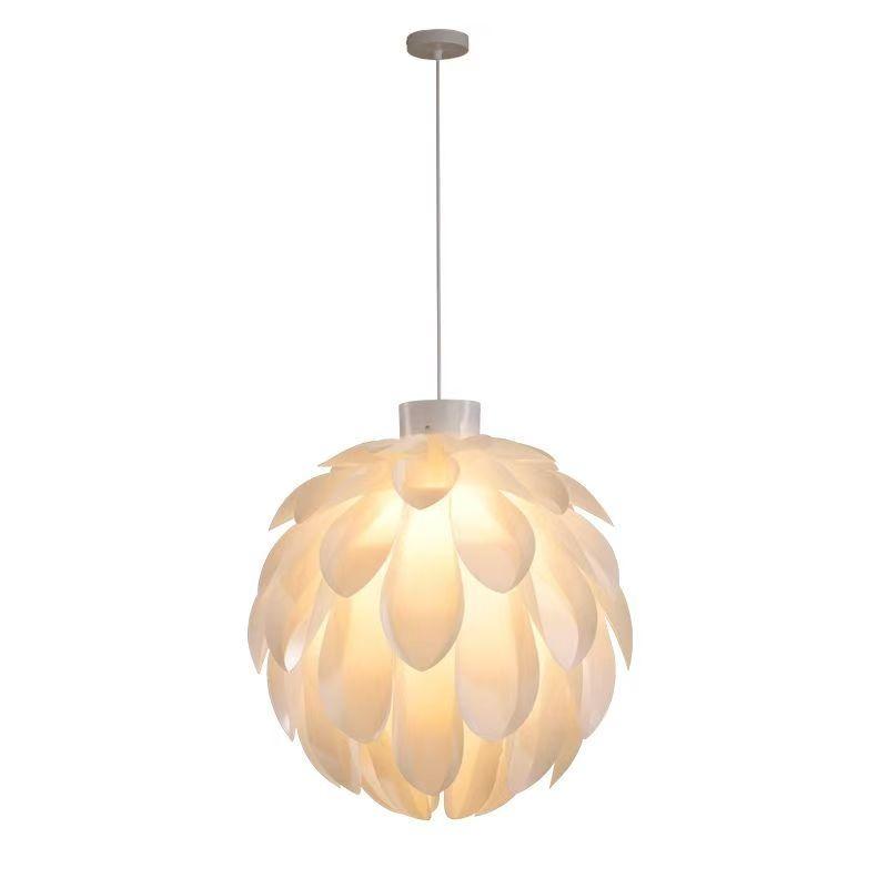 Pinecone Flower Ball Bedroom Living Room Pendant Light Lampshade Minimalist Style PP Petal Restaurant Bar Counter Pendant Light Cover
