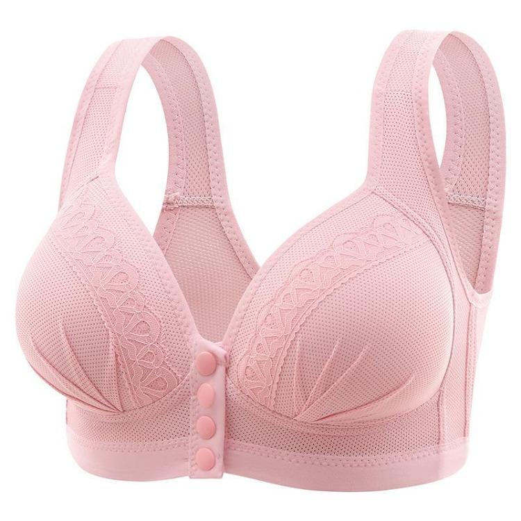Large Size Breathable Adjustable Ladies Bra Push Up Beautiful Back Thin Section Without Steel Ring Breastfeeding Mom Underwear