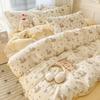 Red Bean Class A Pure Cotton 3-Piece Bedding Set for Dorms