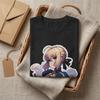 Ullzang Fate Stay Night Chibi Saber Fate Stay Night TShirt Unisex Crewneck Short Sleeve Clothes 100Cotton Summer TopsTops