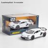 1:32 Scale Aventador SVJ Diecast Alloy Car Model, Diecasts Toy Vehicles Car Model with Sound Light Collection Toys for Children Gift