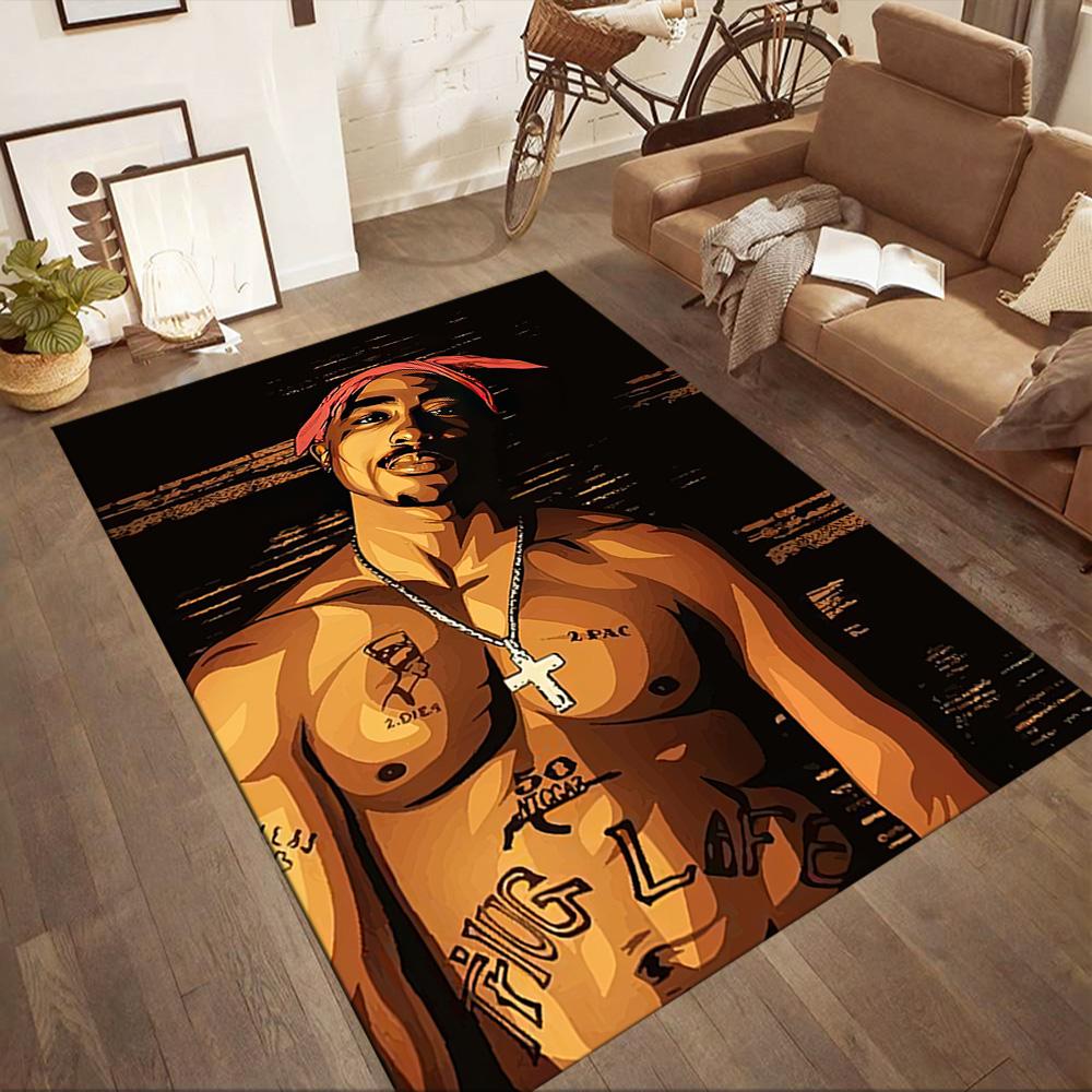 Dj Ardy Tupac Remix Square rugs are a great choice for living rooms, bedrooms, home décor, and as gifts.