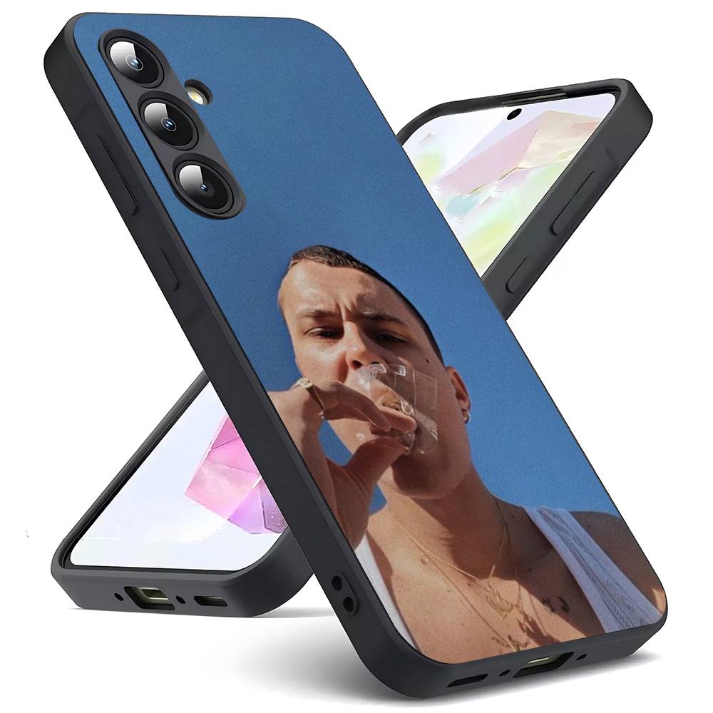 Aron Piper For Samsung Galaxy S23 S24 S25 Ultra S22 Plus S21 Black Soft Case Waterproof Soft Case