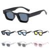 Trendy Thick Square Sunglasses Chunky Beach/Travel/Streetwear Rectangle Shades UV400 Protection Eyewear for Women & Men