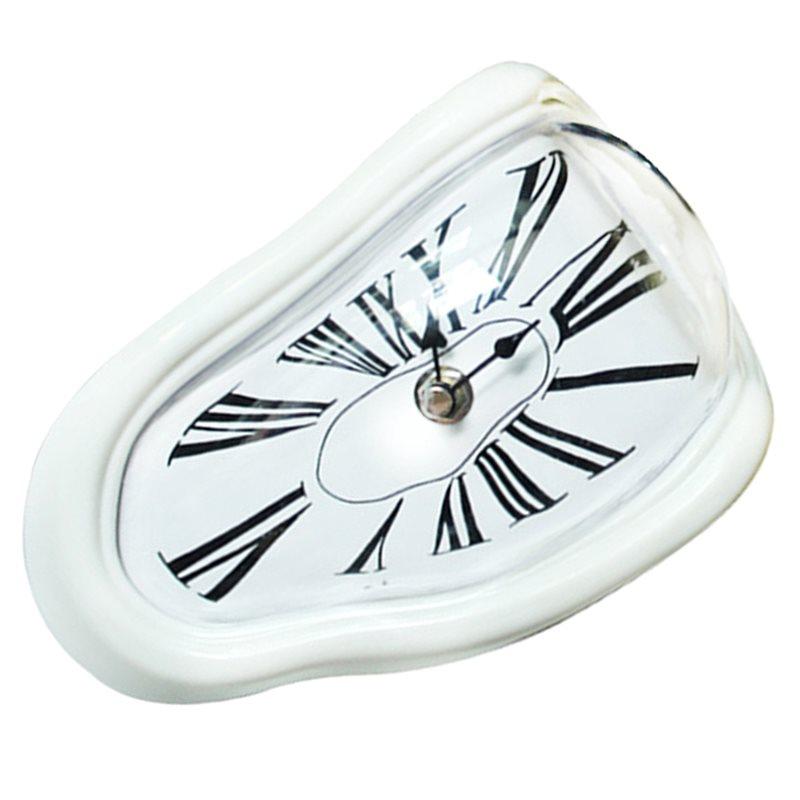 AS60-Twisted Shelf Hanging Surrealist Melted Clock Gift For Decorative Art Inspired Wall Clock Melting Clock For Decorative Shop