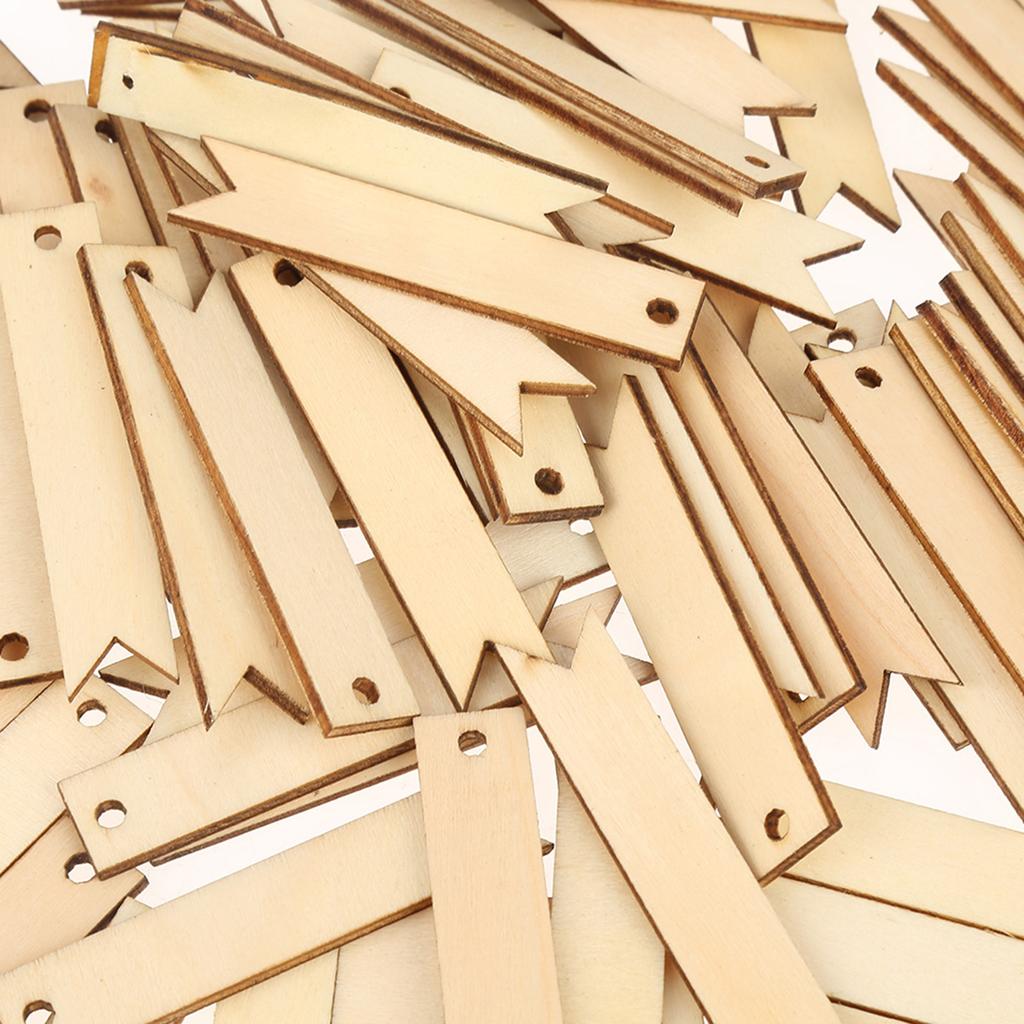 Wood For, 100pcs Nature Color Wooden with Holes Wooden Party Room Decoration Accessories S Small Crafts For Wall Wedding