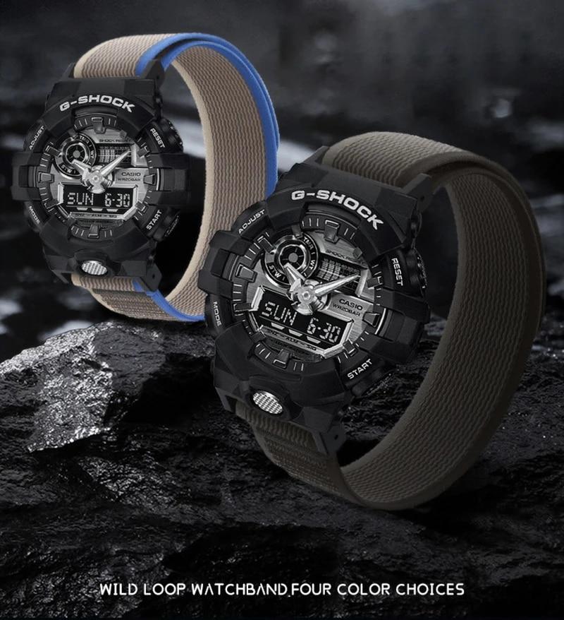 ahayo Rekbare Solo Loop horlogeband voor Casio gshock GW-DW5600/8900