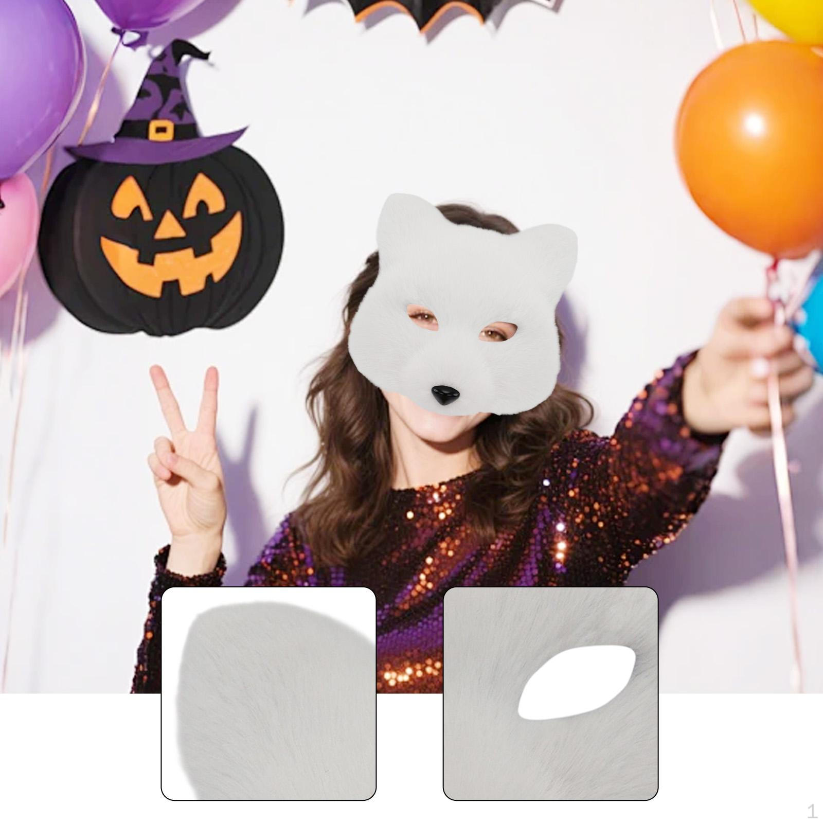 

Dress Eye Masquerade for Role Play Performance Prom Men Women White