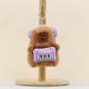 Music Band Capybara Mini Plush Pendant Toy Collectible Gift For Kids Desk Decor