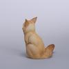 JXK Baby Fox Figure Statue, Miniature Fox, Resin Model, Desk Accessory, Decoration, Birthday Gift, Painted, Fully Assembled