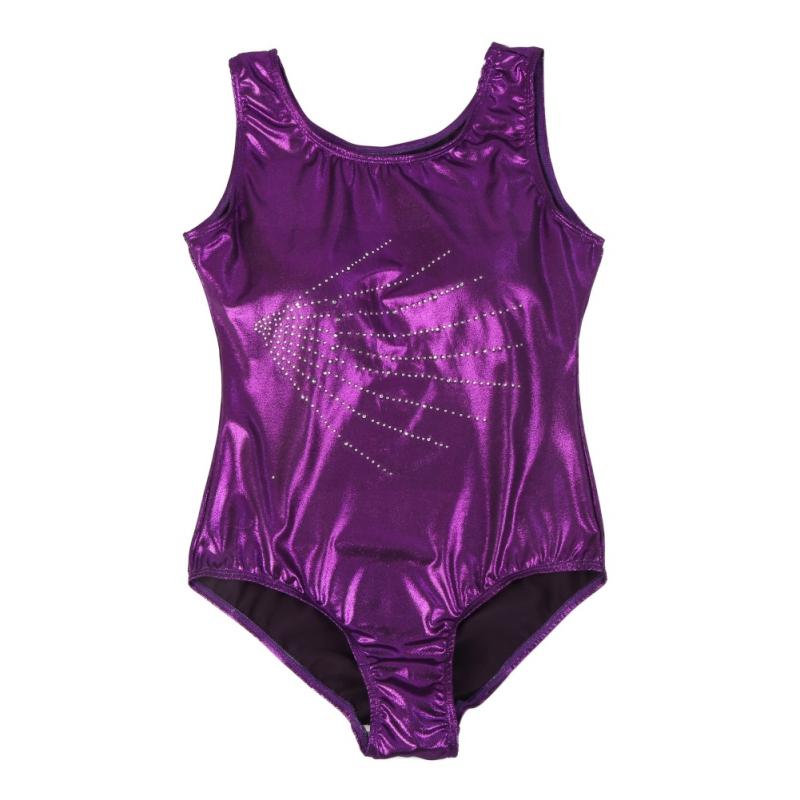 Women Sleeveless Athletic Gymnastics Leotards Bodysuits