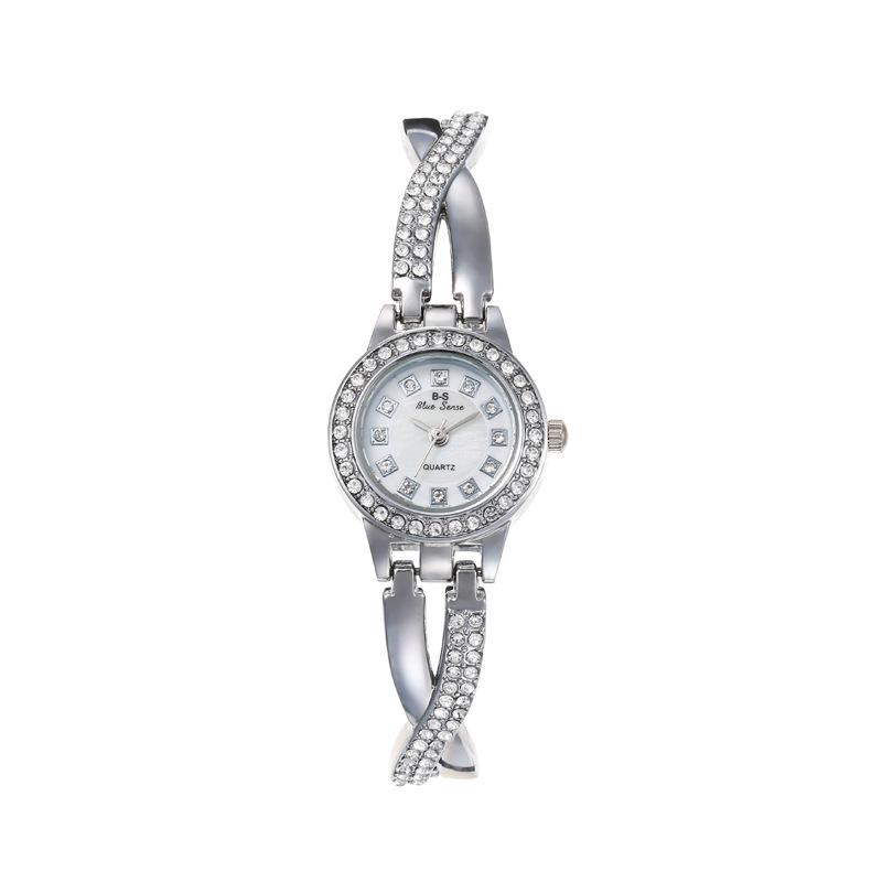 Women's Watch with Diamond Small Dial Fashion Quartz Wristwatch Girls' Minimalist Temperament Wrist Female' Watches