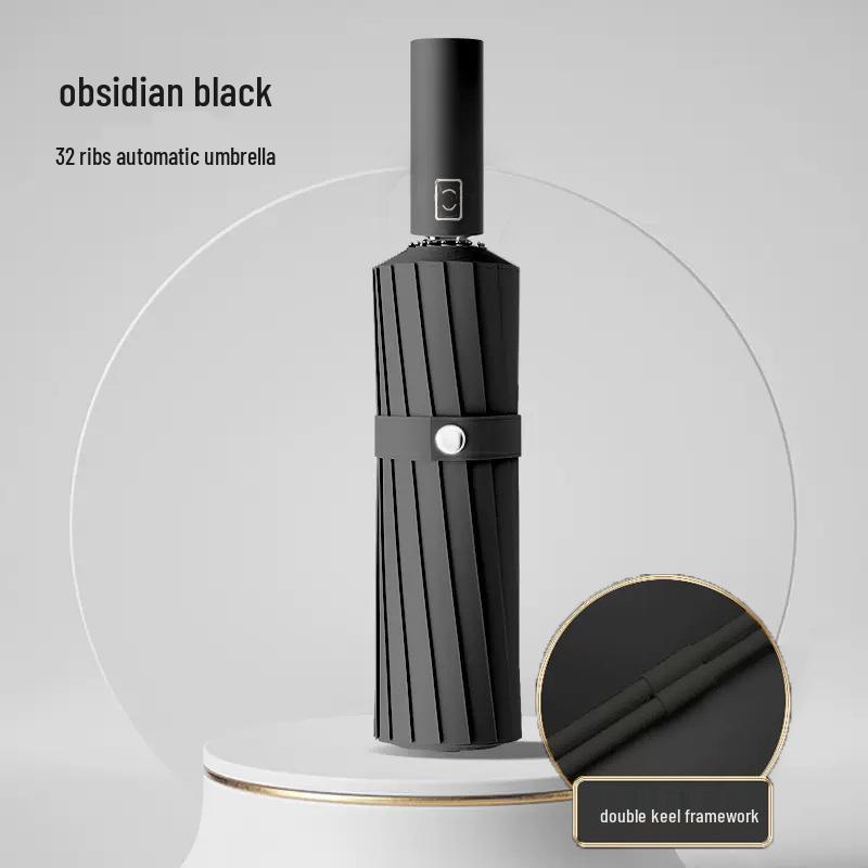 72-Rib Automatic Windproof UV Protection Umbrella: Extra Large, Foldable, Rain or Shine