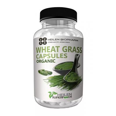 Pšeničné klíčky (180 kapslí, 500 mg), Bio čepice z pšeničné trávy,