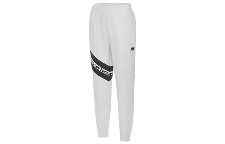 Женские вязаные спортивные брюки New Balance Белые Умеренно прямые AWP21180-SST XS