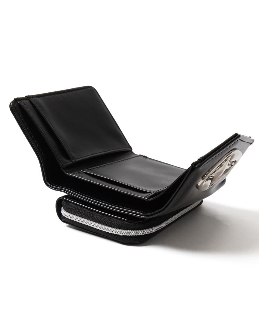 WEGO Big Metal Size Black Women's Wallet, F,