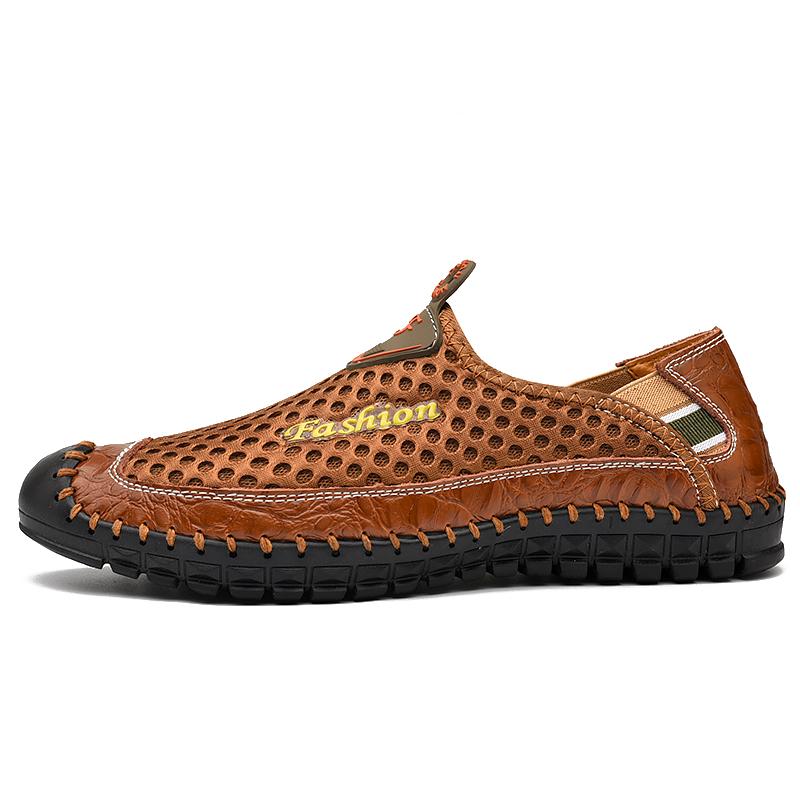 

Мужские сандалии ручной работы Сандалии для активного отдыха Кожаные сандалии Пляжная обувь Походные сандалии для активного отдыха из кожи 47 коричневый