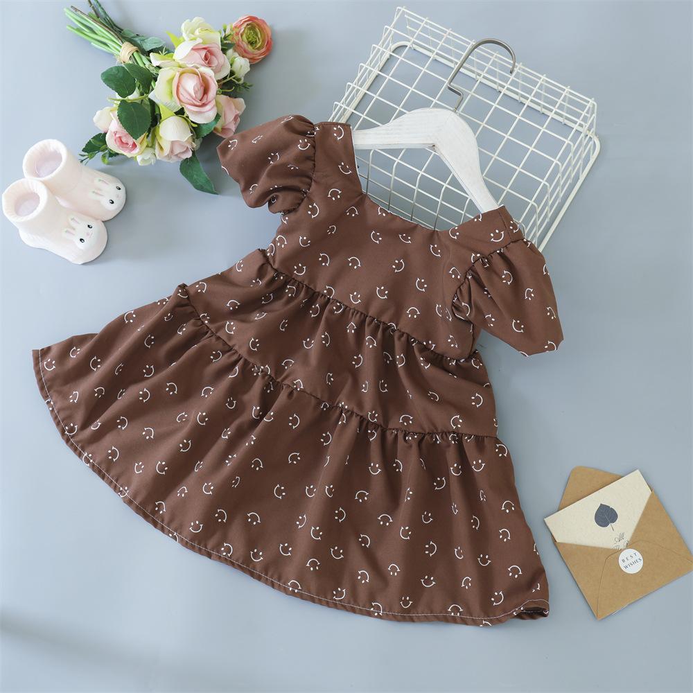 Kleinkind Baby Mädchen Kleid Strampler Blumenröcke Baby Sommerkleid Niedliche Kleinkind Mädchen Kleidung
