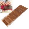 75 Pieces Knitting Needles Set Carbonized Bamboo Sweater   Double Pointed Knitting Needles