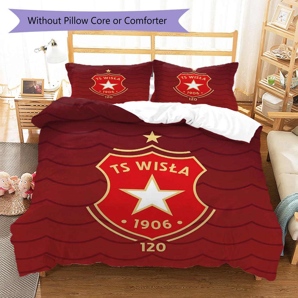 TS Wisła Bedding Quilt Set Quilt Cover Pillowcase Home Decoration Birthday Gift (1 * duvet cover + 2 * pillowcase, without core)