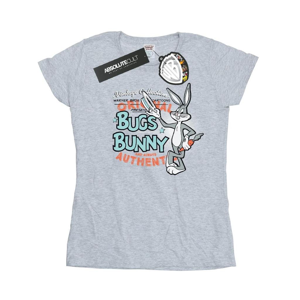 Looney Tunes Womens/Ladies Bugs Bunny Vintage Cotton T-Shirt