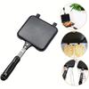 Non-Stick Sandwich Maker Aluminum Zinc Zinc Alloy Omelette Pan Durable Toast Frying Pan  Barbecue