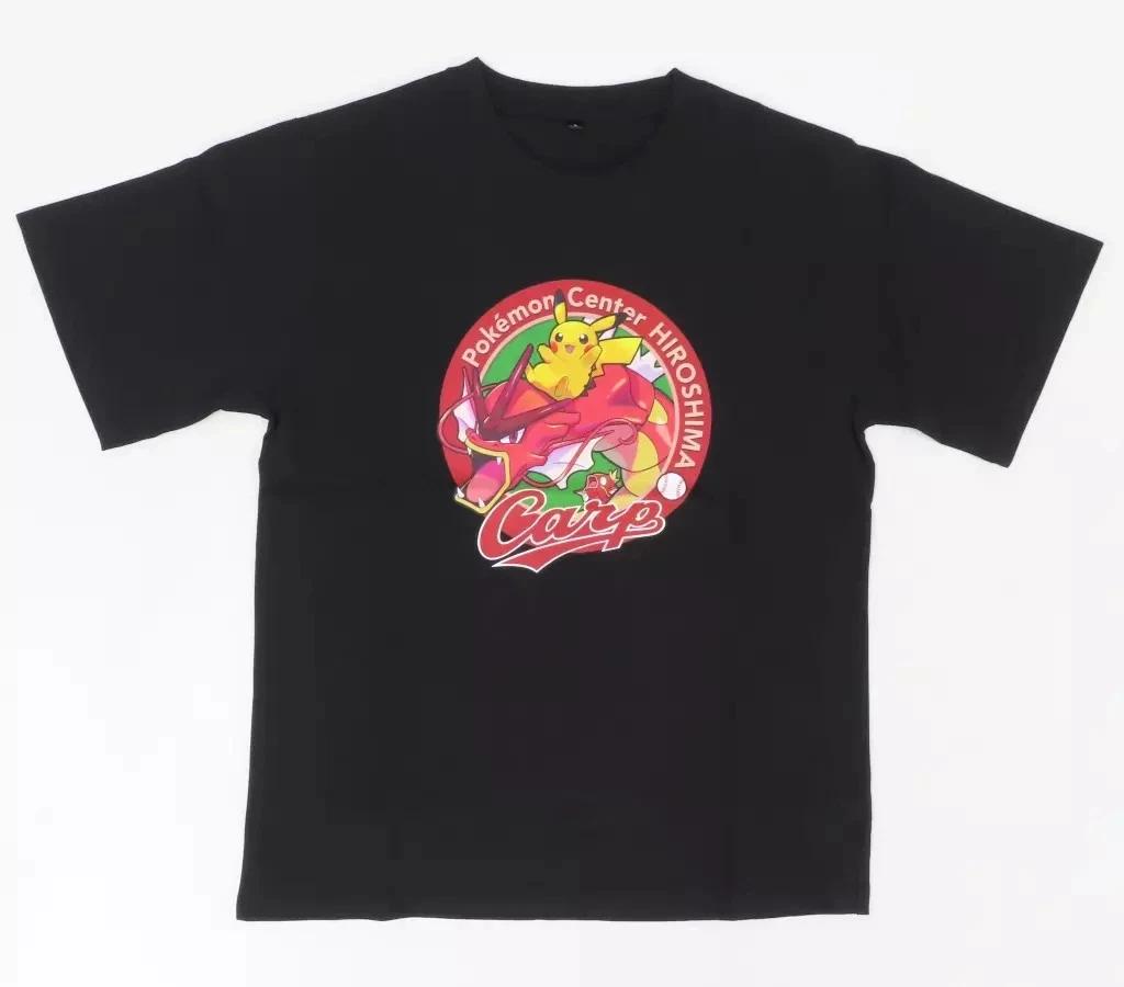 Red Gyarados T-shirt Black L Hiroshima Toyo Carp × Pokemon72x55cm 2025 XL