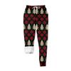 Women's casual fashion home Christmas print plush sweatpants