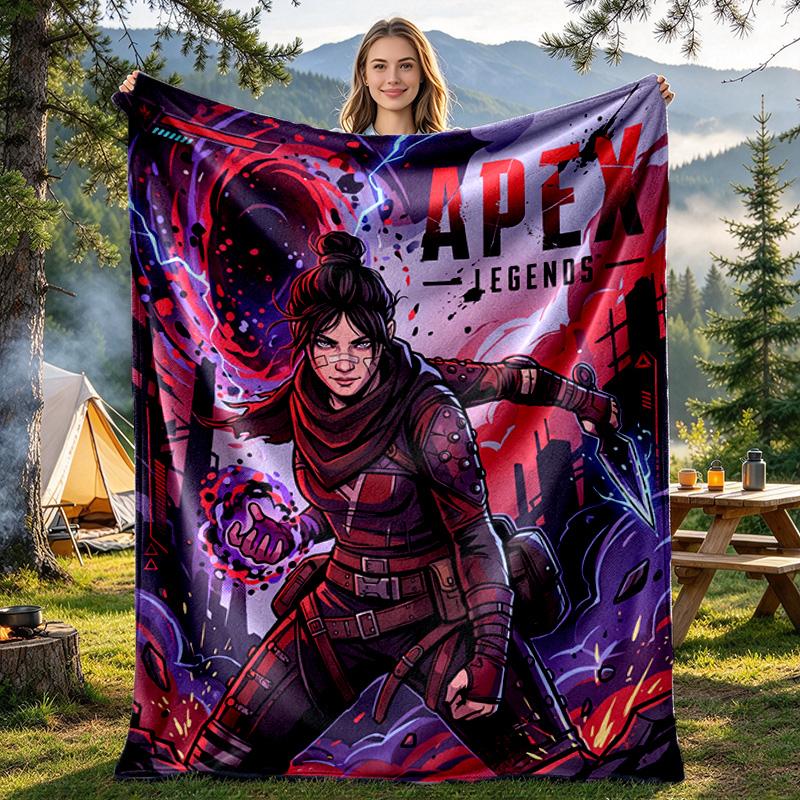 Apex Legends Print Blanket - Soft & Comfortable, for Bedroom, Travel, Sofa, Home Decoration - Birthday Christmas Gift for Friend