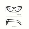 5 PACK Cat Eye Glasses: PC Frame and Lens Suitable for Daily Wear and Decoration