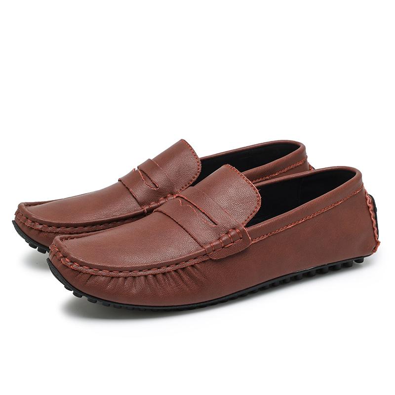 Fashion Comfort Loafers Man Shoes Soft Sole Genuine Leather Luxury Brand  Drive Comfy Slip-on Classic Footwear Boat Shoes for Men Spring
