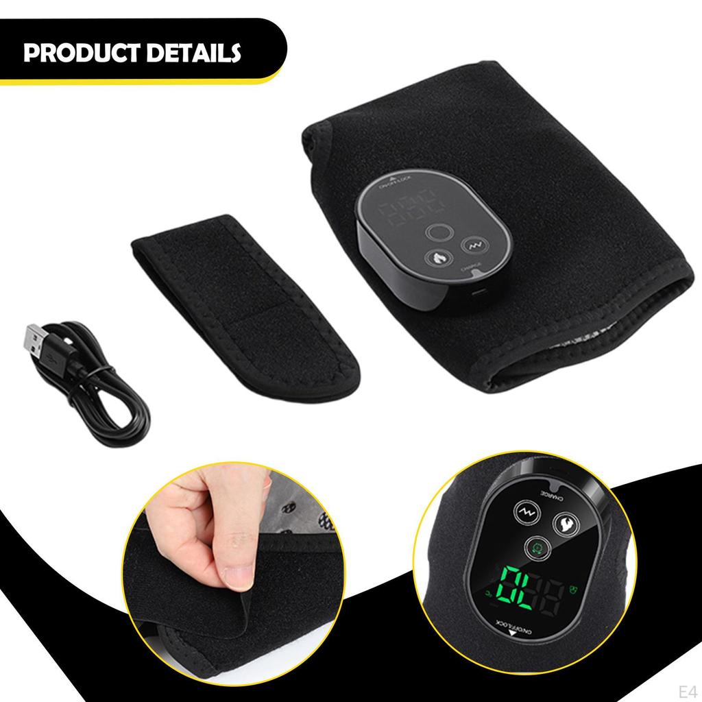 Ankle Massager 2 In 1 Adjustable Timer Heating Pad Brace for Men Women Gifts